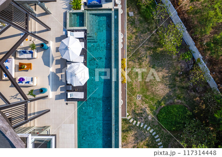 View of luxury Villa in Phuket, Thailand View of luxury Villa in Phuket, Thailand 117314448