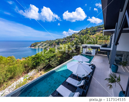 View of luxury Villa in Phuket, Thailand View of luxury Villa in Phuket, Thailand 117314535