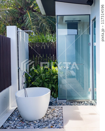 View of luxury Villa in Phuket, Thailand 117314596