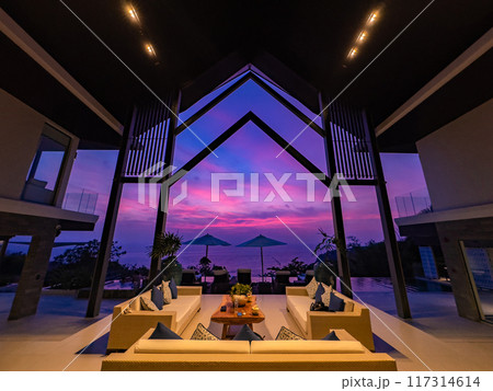 View of luxury Villa in Phuket, Thailand 117314614