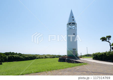 神奈川県城ヶ島、安房埼灯台の風景 117314769