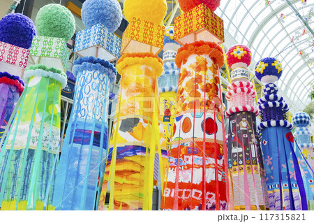 七夕祭り 仙台七夕 七夕 七夕祭り 仙台七夕 七夕 117315821