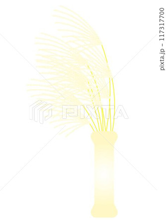 ススキのイラスト素材 117317700