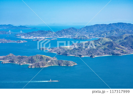 【竜王山展望台】 広島県三原市沖浦町 【竜王山展望台】 広島県三原市沖浦町 117317999