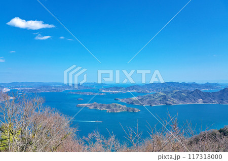 【竜王山展望台】 広島県三原市沖浦町 【竜王山展望台】 広島県三原市沖浦町 117318000