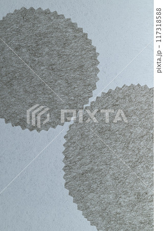 和紙による歯車イメージの背景素材 和紙による歯車イメージの背景素材 117318588