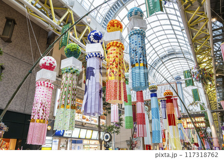 東北の夏祭り　仙台七夕まつり2024　宮城県仙台市 117318762