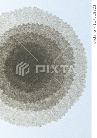 和紙による歯車イメージの背景素材 117318823