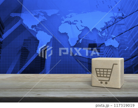 Business shopping online concept, Elements of this image furnished by NASA 117319019
