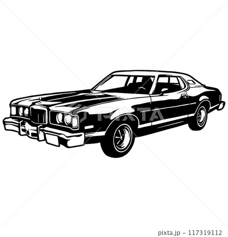 Mercury cougar XR-7 Muscle car - US Car - Classic Car, Stencil, Silhouette, Vector Clip Art for tshirt and emblem Mercury cougar XR-7 Muscle car - US Car - Classic Car, Stencil, Silhouette, Vector Clip Art for tshirt and emblem 117319112