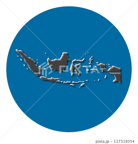 Indonesia map icon vectors illustration symbol design 117319354