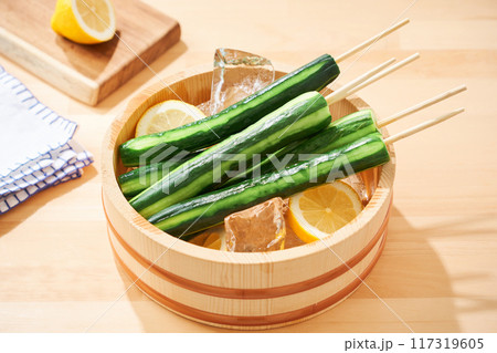 きゅうりの一本漬け 117319605