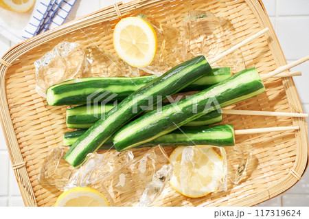 きゅうりの一本漬け 117319624