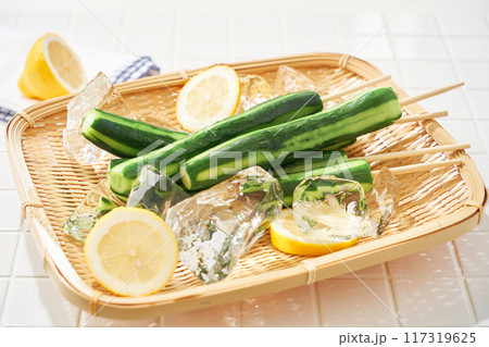 きゅうりの一本漬け 117319625