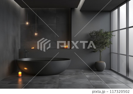 A Beautiful and Elegant Modern Minimalist Bathroom Design Concept A Beautiful and Elegant Modern Minimalist Bathroom Design Concept 117320502