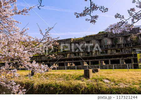【新潟県_佐渡金山】佐渡島　北沢浮遊選鉱場跡　春 117321244