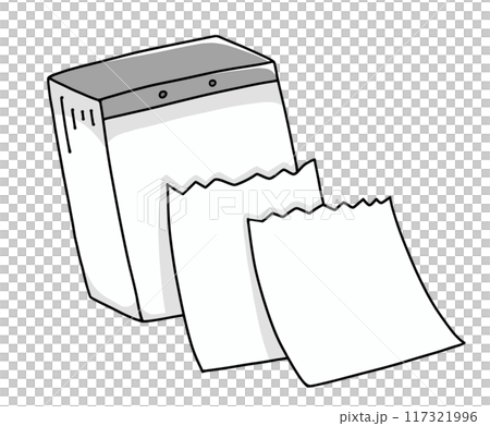 ゆるめシンプル日めくりカレンダー　破った紙付き　ベタ塗り 117321996