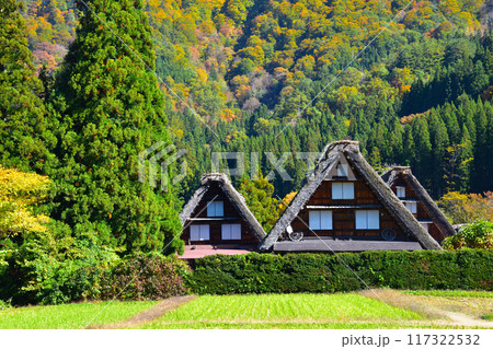 秋　白川郷　 117322532