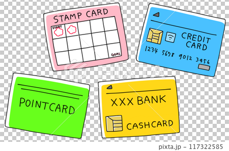 Loose and simple card set - solid color 117322585