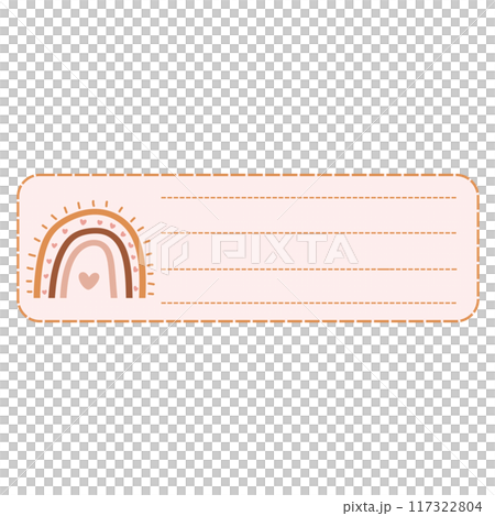 Behomian Rainbow Minimal style. Classroom Sign and Student Desk Signs Editable Rainbow Classroom Decor Customizable Desk Signs for Teachers 117322804