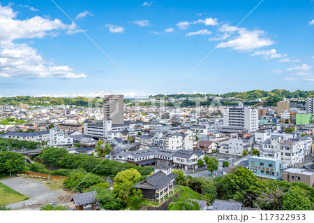 掛川城天守閣からの眺め 南側 掛川城天守閣からの眺め 南側 117322933