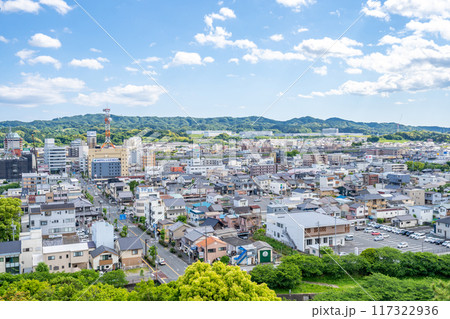 掛川城天守閣からの眺め　西側 117322936