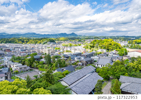 掛川城天守閣からの眺め　東側 117322953