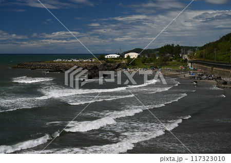 夏の釜磯海水浴場 夏の釜磯海水浴場 117323010