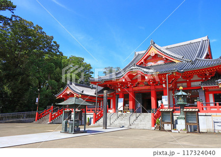 愛知県あま市、甚目寺本堂の風景 愛知県あま市、甚目寺本堂の風景 117324040