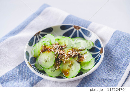 きゅうりサラダ ごまだれ きゅうりサラダ ごまだれ 117324704