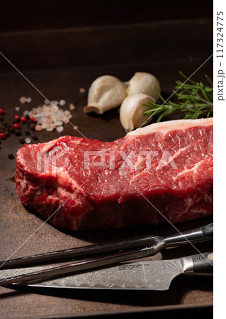 肉　BBQ　鉄板 117324775