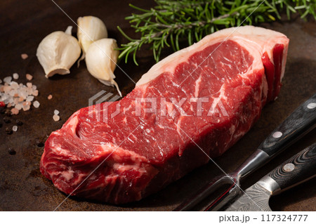 肉　BBQ　鉄板 117324777