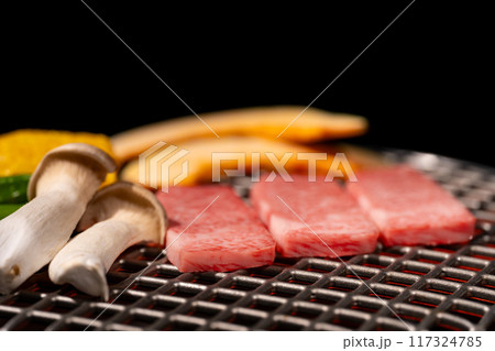 焼肉 炭火焼き 焼肉 炭火焼き 117324785