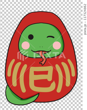 Snake Daruma (Snake Wink 2-2) Snake Daruma (Snake Wink 2-2) 117324862