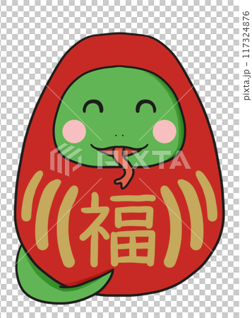 Snake Daruma (Lucky Smile 2) 117324876
