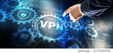 VPN network security internet privacy encryption concept. Protect data information VPN network security internet privacy encryption concept. Protect data information 117325079