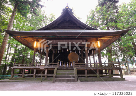 諏訪市　諏訪大社　上社本宮　神楽殿 117326022