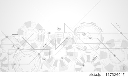 Digital abstract tech background software coding. Technology electronic motherboard texture. Engineering and communication concept for header, web banner, website, presentation. 117326045