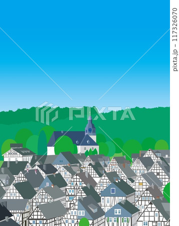 フロイデンベルク freudenberg ドイツ germany 夏風景 フロイデンベルク freudenberg ドイツ germany 夏風景 117326070