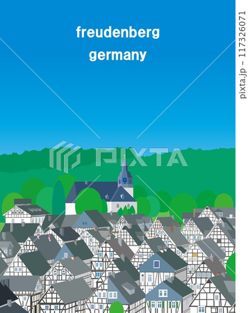 フロイデンベルク　freudenberg　ドイツ　germany　夏風景 117326071