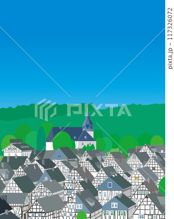 フロイデンベルク　freudenberg　ドイツ　germany　夏風景 117326072