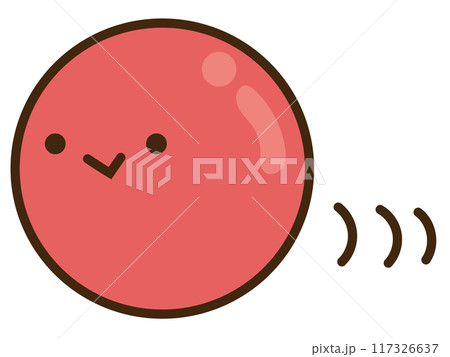 転がるボールのイラスト素材 [117326637] - PIXTA