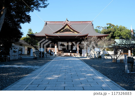 静岡県磐田市_見付天神矢奈比賣神社5_2023年10月 117326883