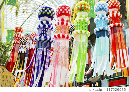 七夕祭り　仙台七夕　七夕 117326986