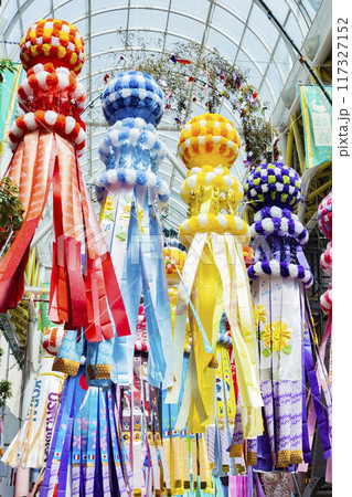 七夕祭り　仙台七夕　七夕 117327152