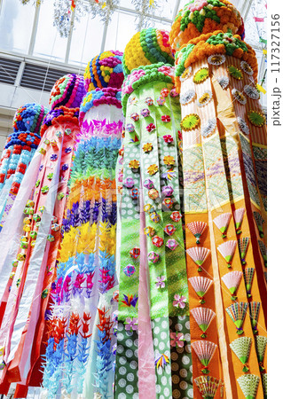 七夕祭り　仙台七夕　七夕 117327156