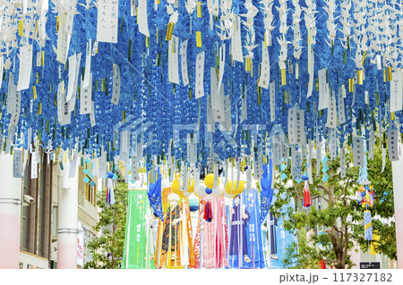 七夕祭り 仙台七夕 七夕 七夕祭り 仙台七夕 七夕 117327182