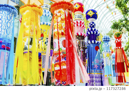 七夕祭り　仙台七夕　七夕 117327286