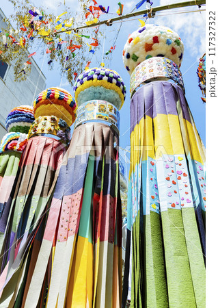 七夕祭り　仙台七夕　七夕 117327322