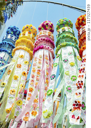 七夕祭り　仙台七夕　七夕 117327439